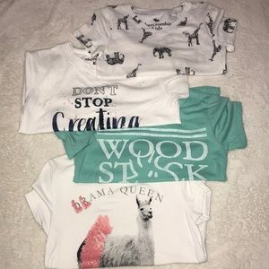 4 for 1 price Abercrombie tees